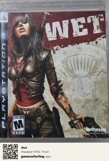Wet PlayStation 3, NTSC box front