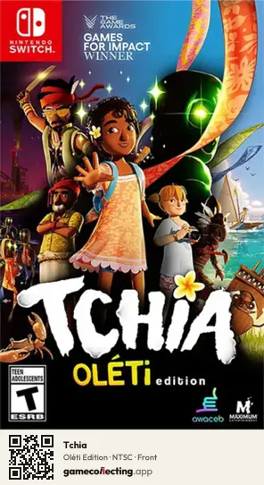 Tchia Nintendo Switch, NTSC box front