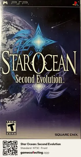 Star Ocean: Second Evolution PlayStation Portable, NTSC box front