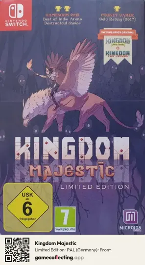 Kingdom Majestic Nintendo Switch, Germany box front