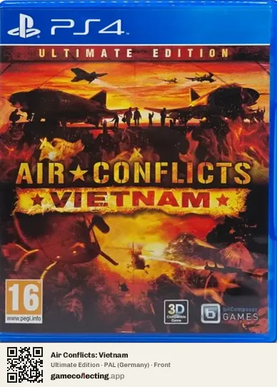 Air Conflicts: Vietnam PlayStation 4, Germany box front