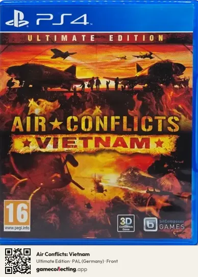 Air Conflicts: Vietnam PlayStation 4, Germany box front