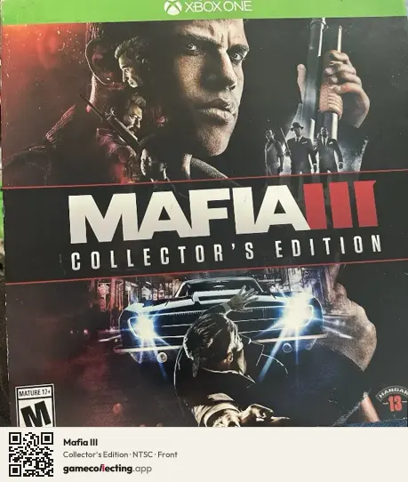 Mafia III Xbox One, NTSC box front