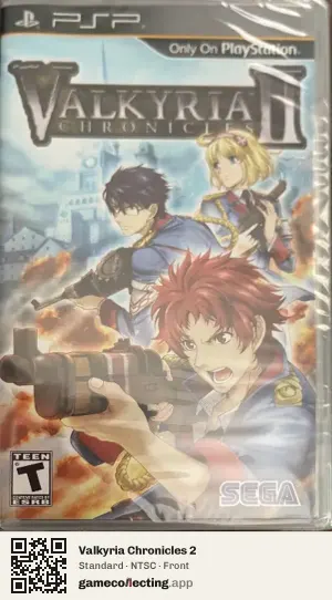 Valkyria Chronicles 2 PlayStation Portable, NTSC box front