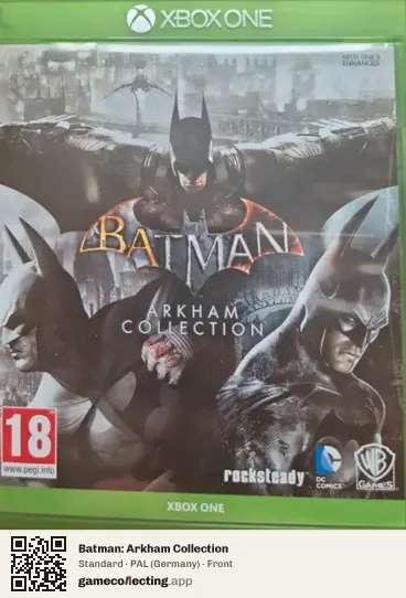 Batman: Arkham Collection Xbox One, Germany box front