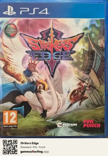 Strikers Edge PlayStation 4, PAL box front