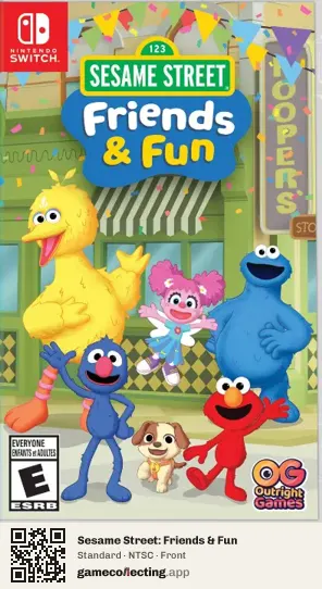 Sesame Street: Friends & Fun Nintendo Switch, NTSC box front