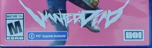 Wanted: Dead, the ESRB box on its front