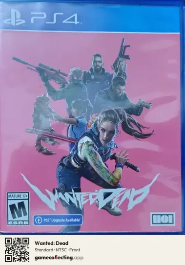 Wanted: Dead PlayStation 4, NTSC box front