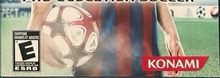 Pro Evolution Soccer 2010, the ESRB box on its front