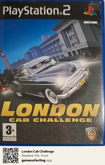 London Cab Challenge PlayStation 2, PAL box front