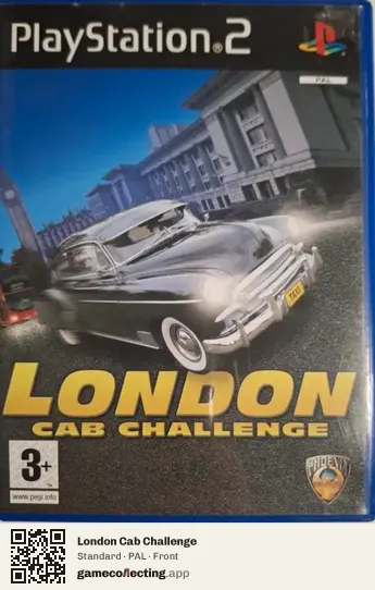 London Cab Challenge PlayStation 2, PAL box front