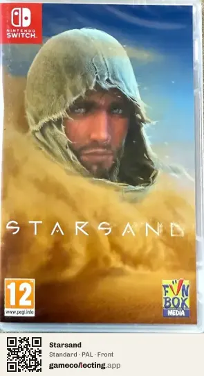 Starsand Nintendo Switch, PAL box front
