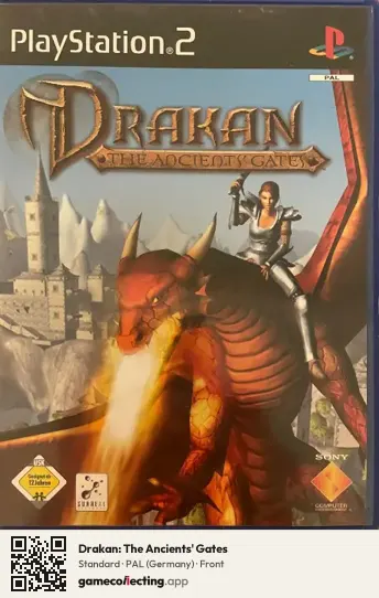 Drakan: The Ancients' Gates PlayStation 2, Germany box front
