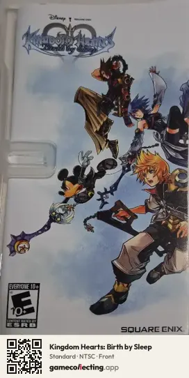 Kingdom Hearts: Birth by Sleep PlayStation Portable, NTSC box front
