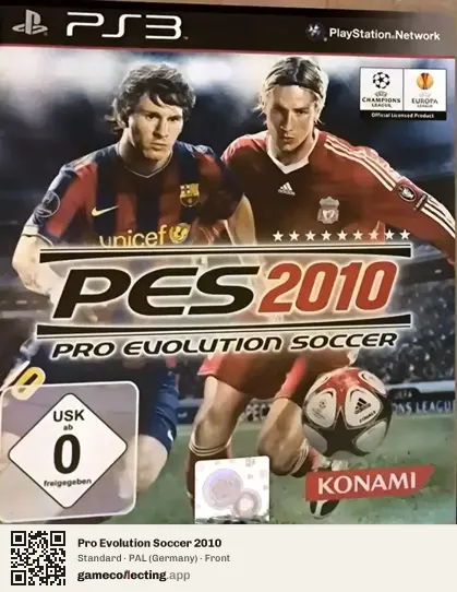 Pro Evolution Soccer 2010 PlayStation 3, Germany box front