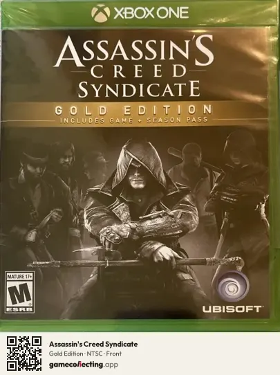 Assassin's Creed Syndicate Xbox One, NTSC box front