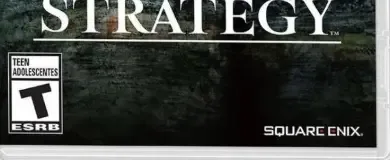 Triangle Strategy, the ESRB box on its front
