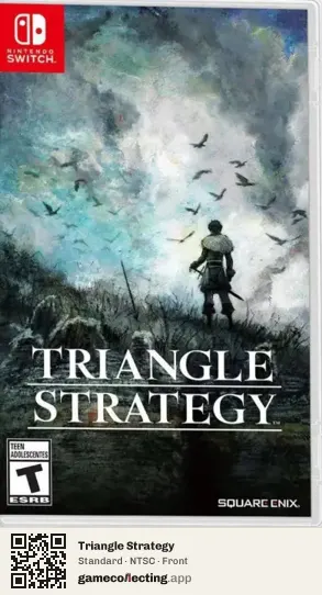 Triangle Strategy Nintendo Switch, NTSC box front
