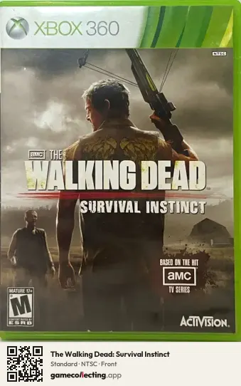 The Walking Dead: Survival Instinct Xbox 360, NTSC box front