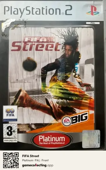 FIFA Street PlayStation 2, PAL box front
