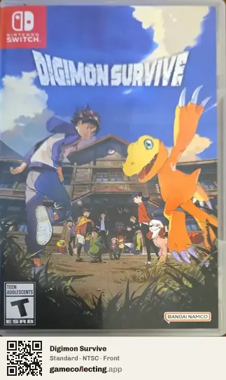 Digimon Survive Nintendo Switch, NTSC box front