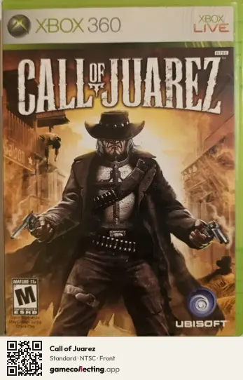 Call of Juarez Xbox 360, NTSC box front
