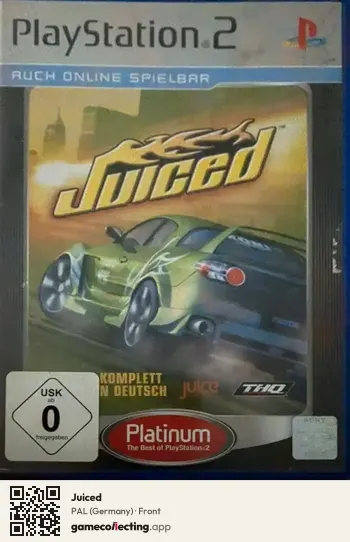 Juiced PlayStation 2, Germany box front