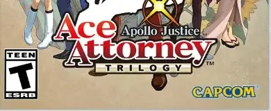 Apollo Justice: Ace Attorney Trilogy, the ESRB box on its front