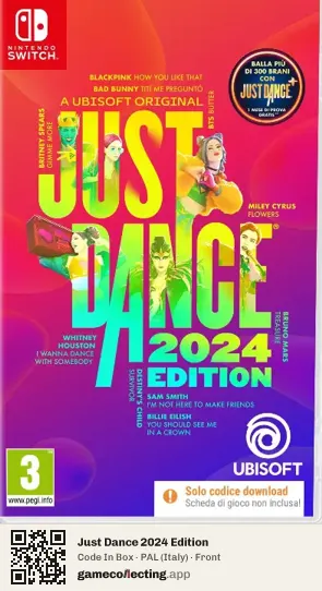 Just Dance 2024 Edition Nintendo Switch, Italy box front