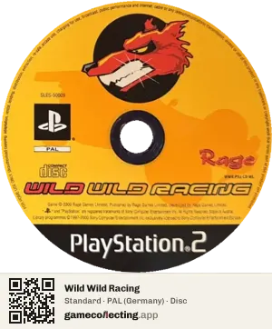 Wild Wild Racing PlayStation 2, PAL disc