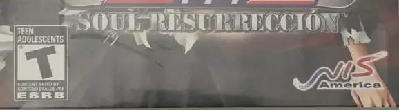 Bleach: Soul Resurrección, the ESRB box on its front