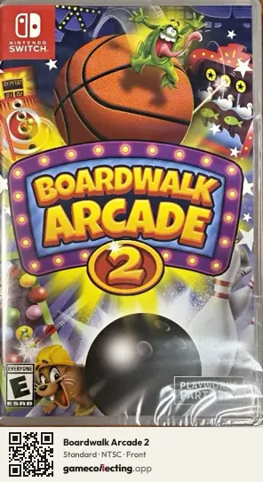 Boardwalk Arcade 2 Nintendo Switch, NTSC box front