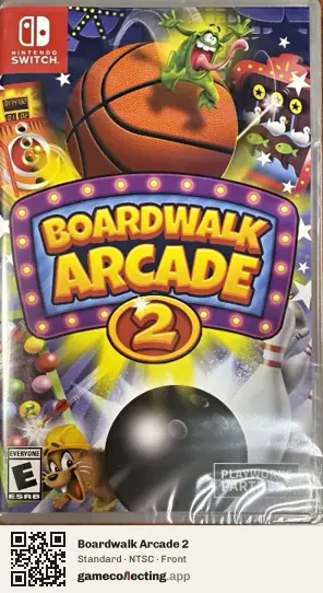 Boardwalk Arcade 2 Nintendo Switch, NTSC box front