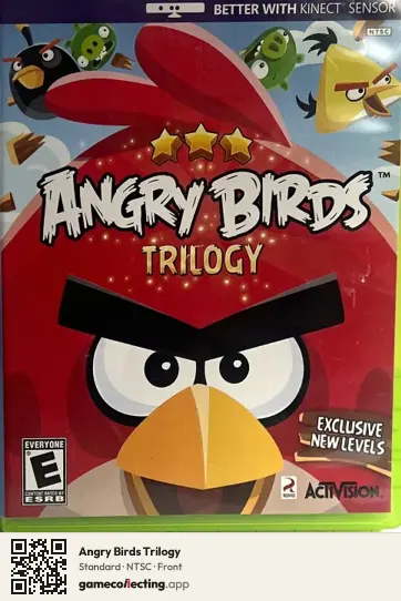 Angry Birds Trilogy Xbox 360, NTSC box front
