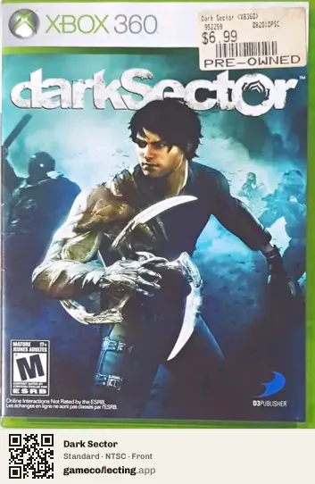Dark Sector Xbox 360, NTSC box front