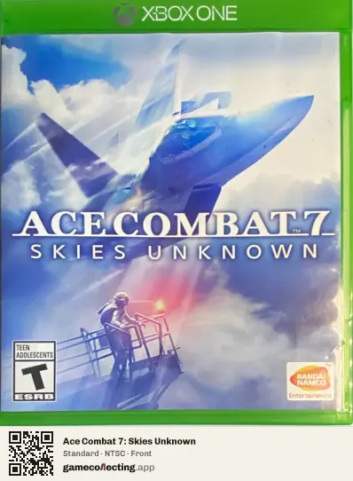 Ace Combat 7: Skies Unknown Xbox One, NTSC box front