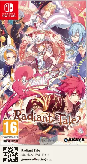 Radiant Tale Nintendo Switch, PAL box front