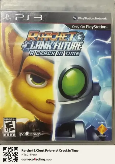 Ratchet & Clank Future: A Crack in Time PlayStation 3, NTSC box front