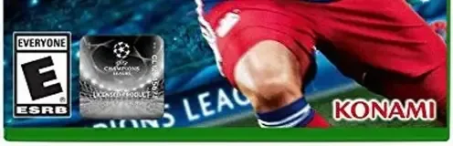 Pro Evolution Soccer 2015, the ESRB box on its front
