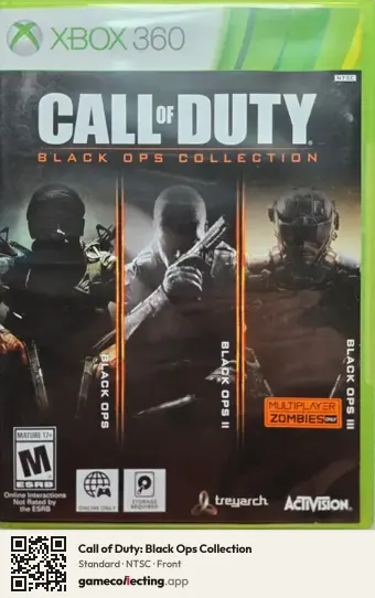Call of Duty: Black Ops Collection Xbox 360, NTSC box front