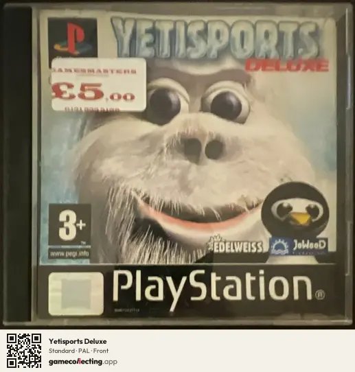 Yetisports Deluxe PlayStation, PAL box front