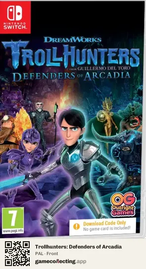 Trollhunters: Defenders of Arcadia Nintendo Switch, PAL box front