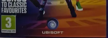 Just Dance 2017, the PEGI square on its front