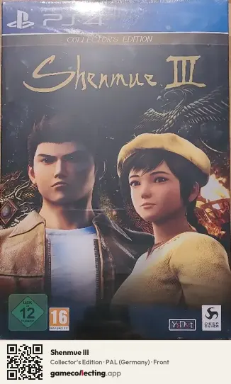 Shenmue III PlayStation 4, Germany box front