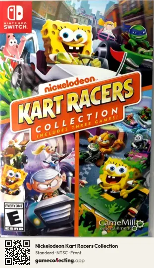 Nickelodeon Kart Racers Collection Nintendo Switch, NTSC box front
