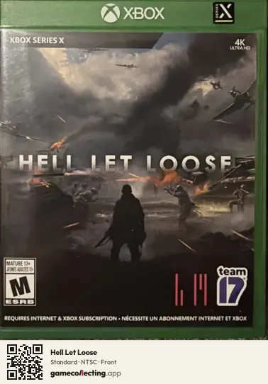Hell Let Loose Xbox Series X, NTSC box front
