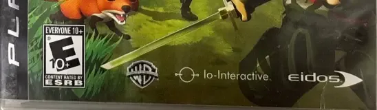 Mini Ninjas, the ESRB box on its front