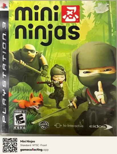Mini Ninjas PlayStation 3, NTSC box front