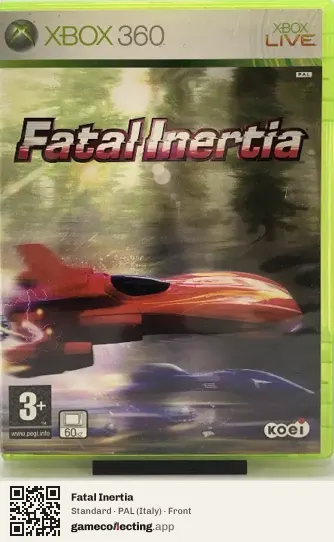 Fatal Inertia Xbox 360, Italy box front